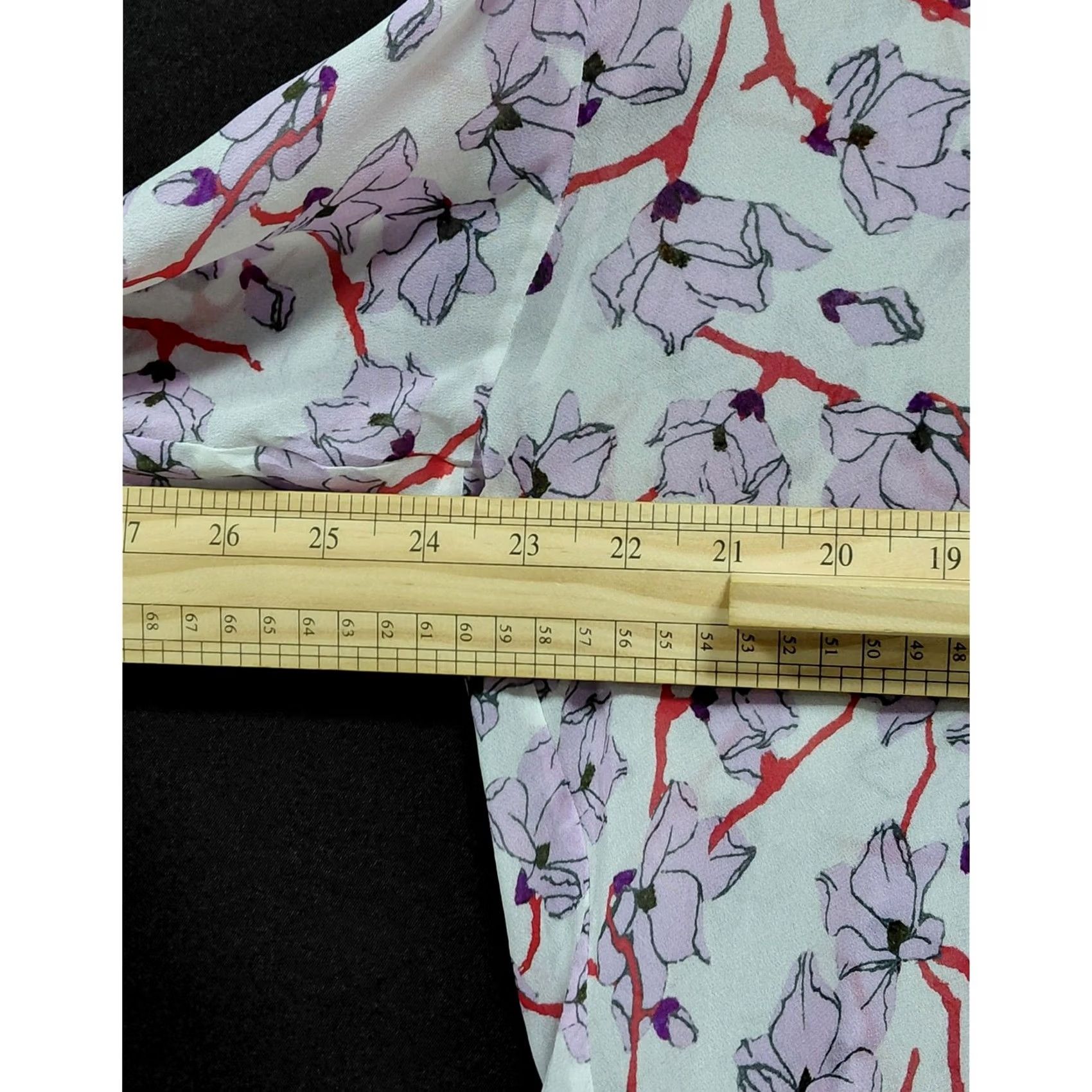 Rag & Bone rag & bone NEW YORK Floral Viscose Blouse Short Sleeve XS Woman Shirt Size XS / US 0-2 / IT 36-38 - 7 Thumbnail