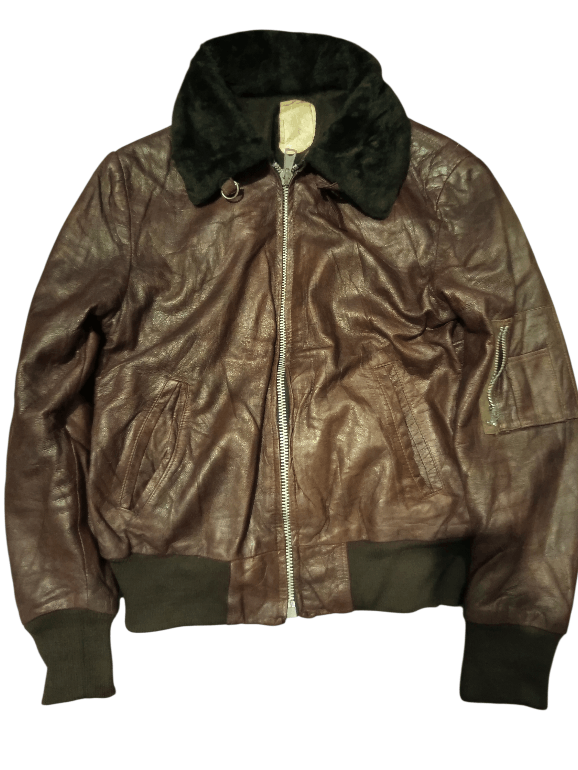 Vintage 1960s Canadian Leather Flight B-15 Jacket | Grailed