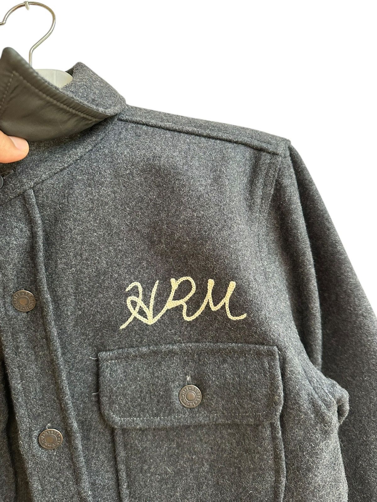 HOLLYWOOD RANCH MARKET HR Market Archive Wool Work Shirt Embroidered Size US M / EU 48-50 / 2 - 4 Thumbnail
