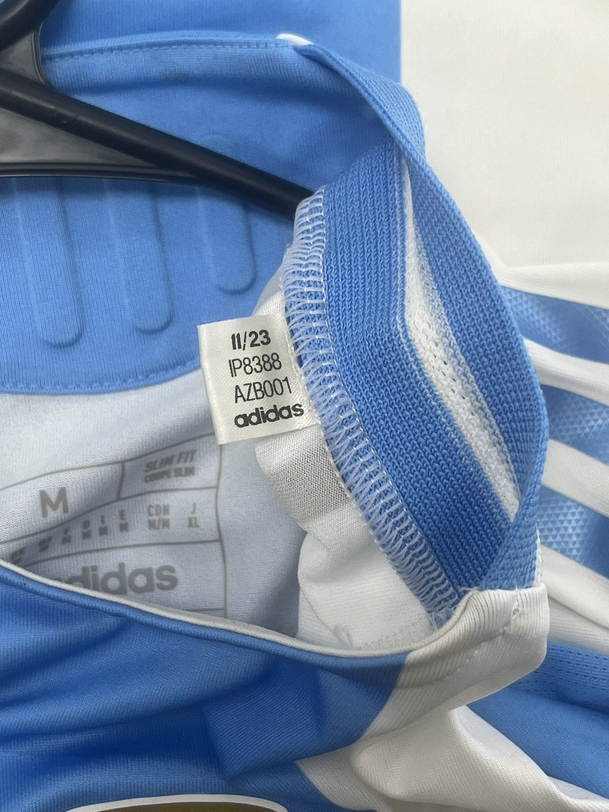 Adidas Adidas Argentina 2024 Authentic Home Jersey Size US M / EU 48-50 / 2 - 6 Thumbnail