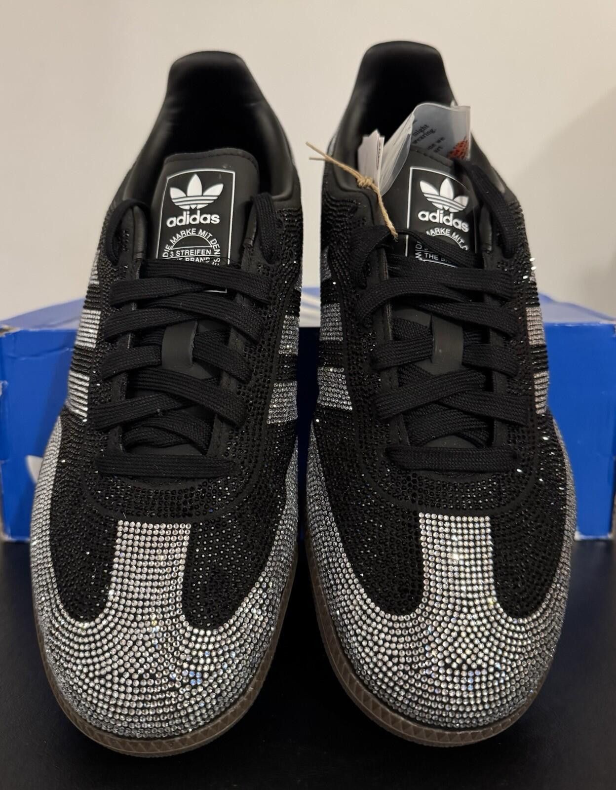 Adidas Size 10 - adidas Samba OG Black Silver Rhinestones W Size US 10 / IT 40 - 4 Thumbnail