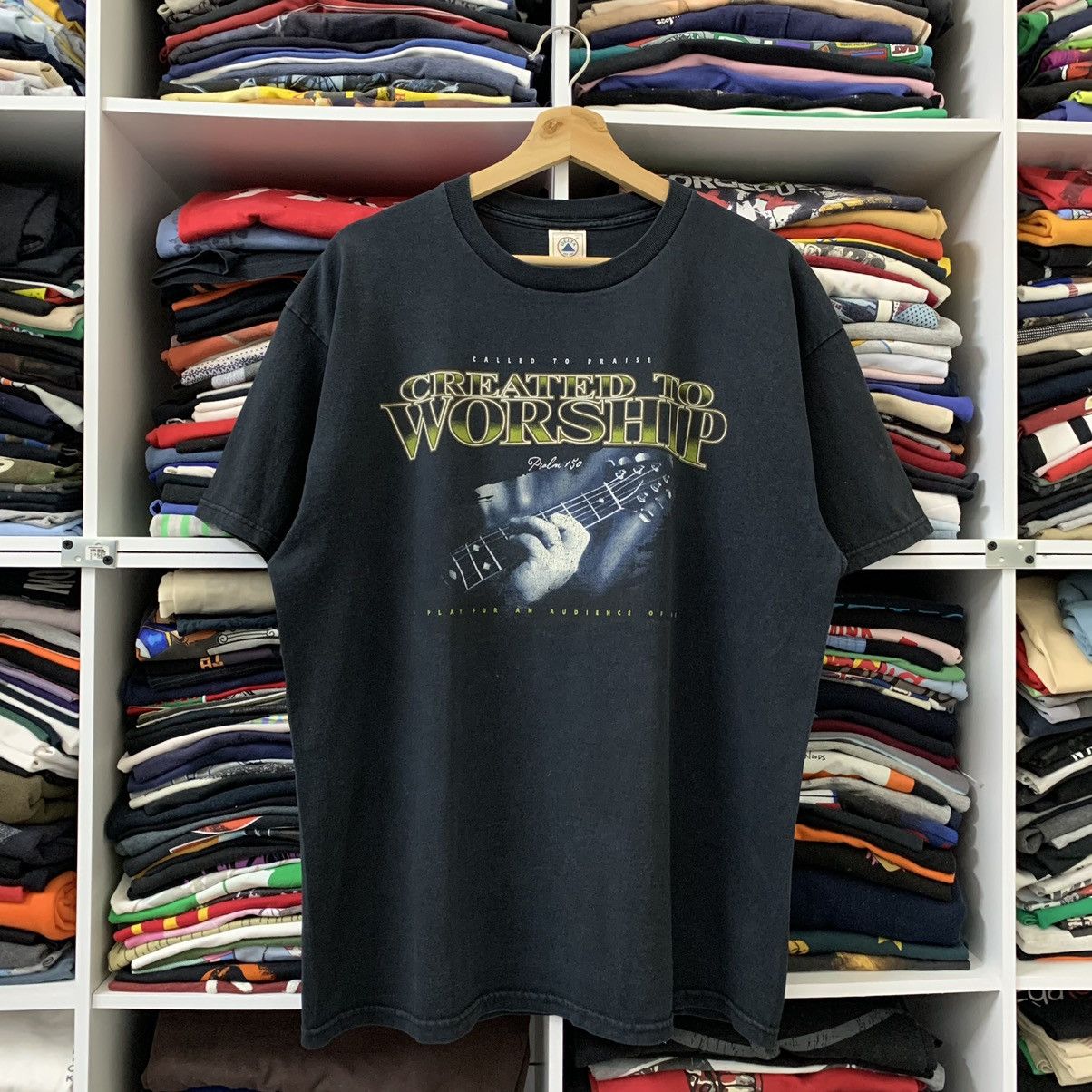 Vintage VTG CREATED TO WORSHIP Size US XL / EU 56 / 4 - 1 Thumbnail