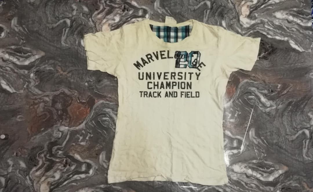 Vintage E29 Vintage Lock Heaven MARVEL UNIVERSITY CHAMPION TRACK Size US L / EU 52-54 / 3 - 4 Thumbnail