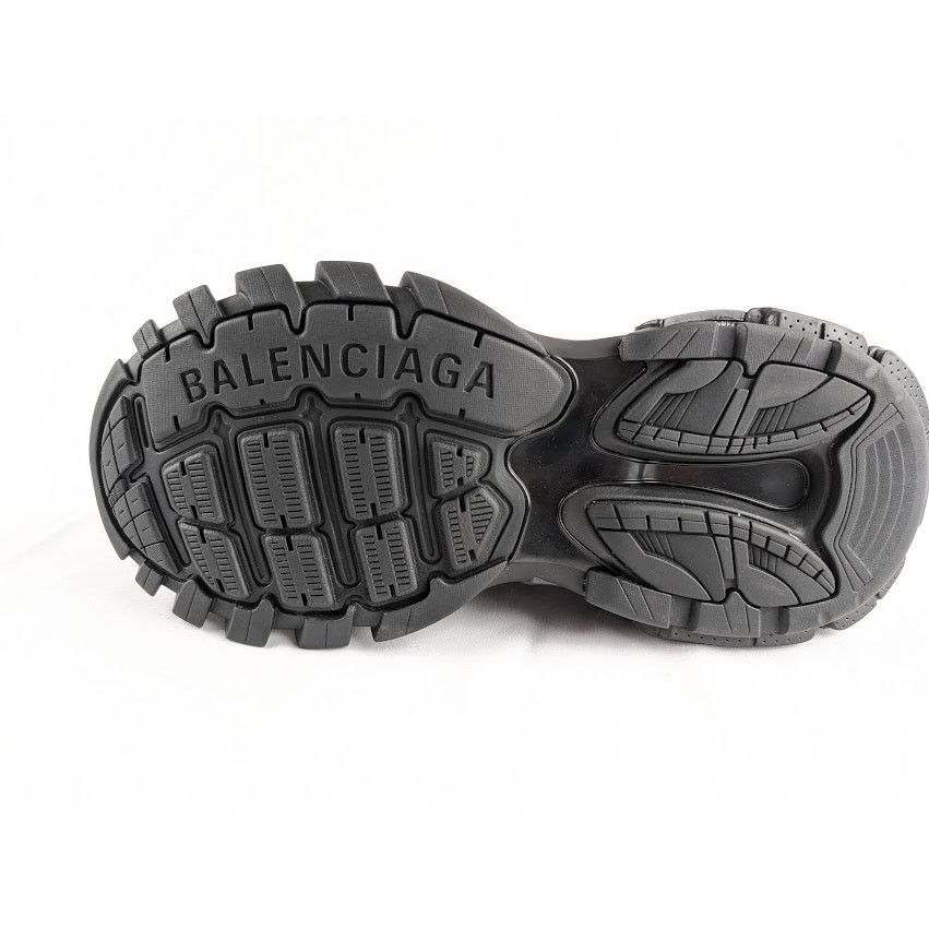 Balenciaga o1rshd1 Rubber Sole Track Sneaker in Black Size US 12 / EU 45 - 6 Thumbnail