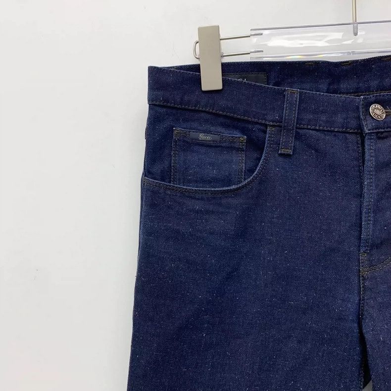 Gucci Gucci Dark blue cotton casual denim trousers 2504-Nextarrow Size US 28 / EU 44 - 3 Thumbnail