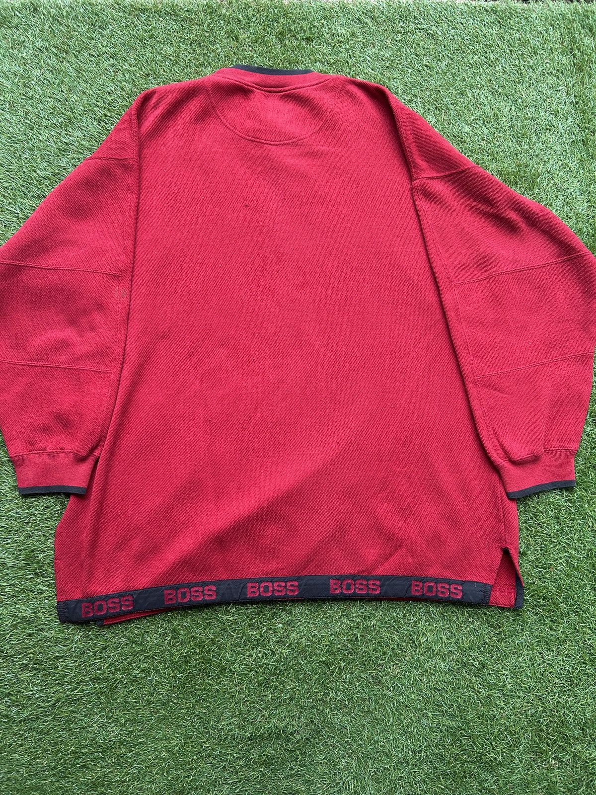 Vintage Vintage 90’s BOSS Pullover Sweatshirt Size US XXL / EU 58 / 5 - 7 Thumbnail