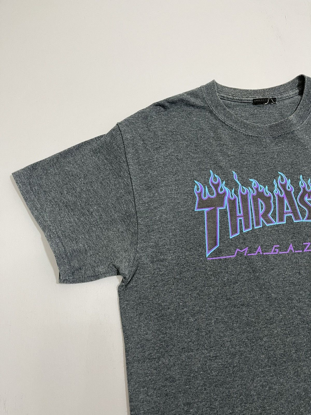 Thrasher Crazy Y2K Thrasher Flames Rare Logo Grunge Punk Skater Tee Size US M / EU 48-50 / 2 - 3 Thumbnail