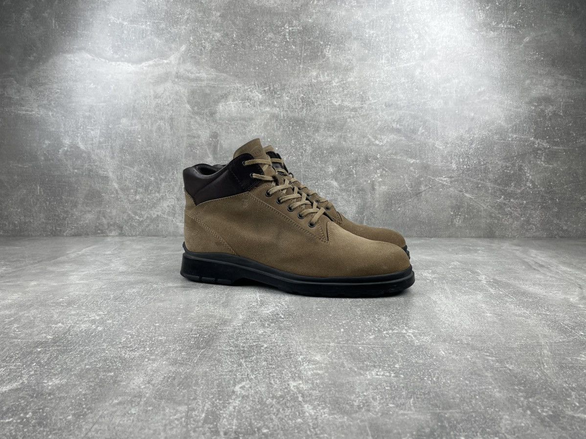 Tod's TOD's Leather Laced Suede Leather Sand Boots Made in Italy Size US 10 / EU 43 - 2 Thumbnail