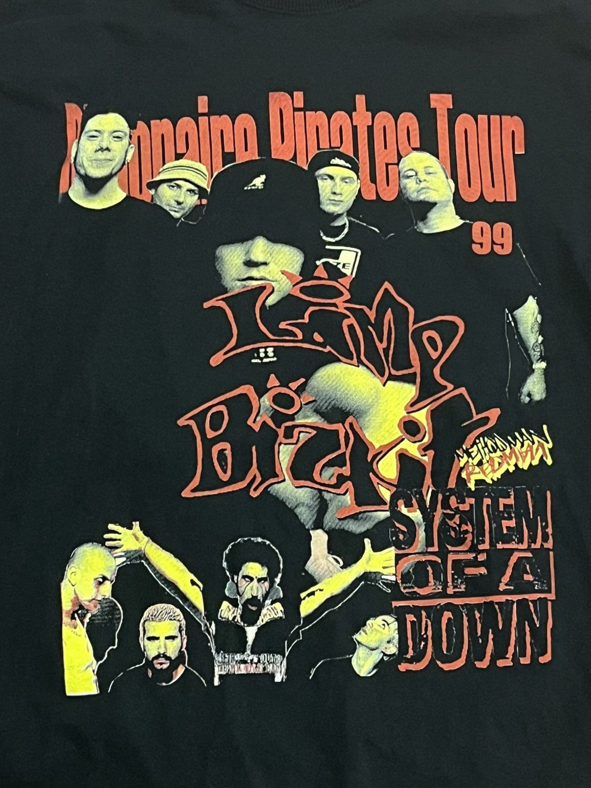 Vintage Vintage 1999 Limp Bizkit System Of A Down Billionaire Pirate Size US XL / EU 56 / 4 - 6 Thumbnail