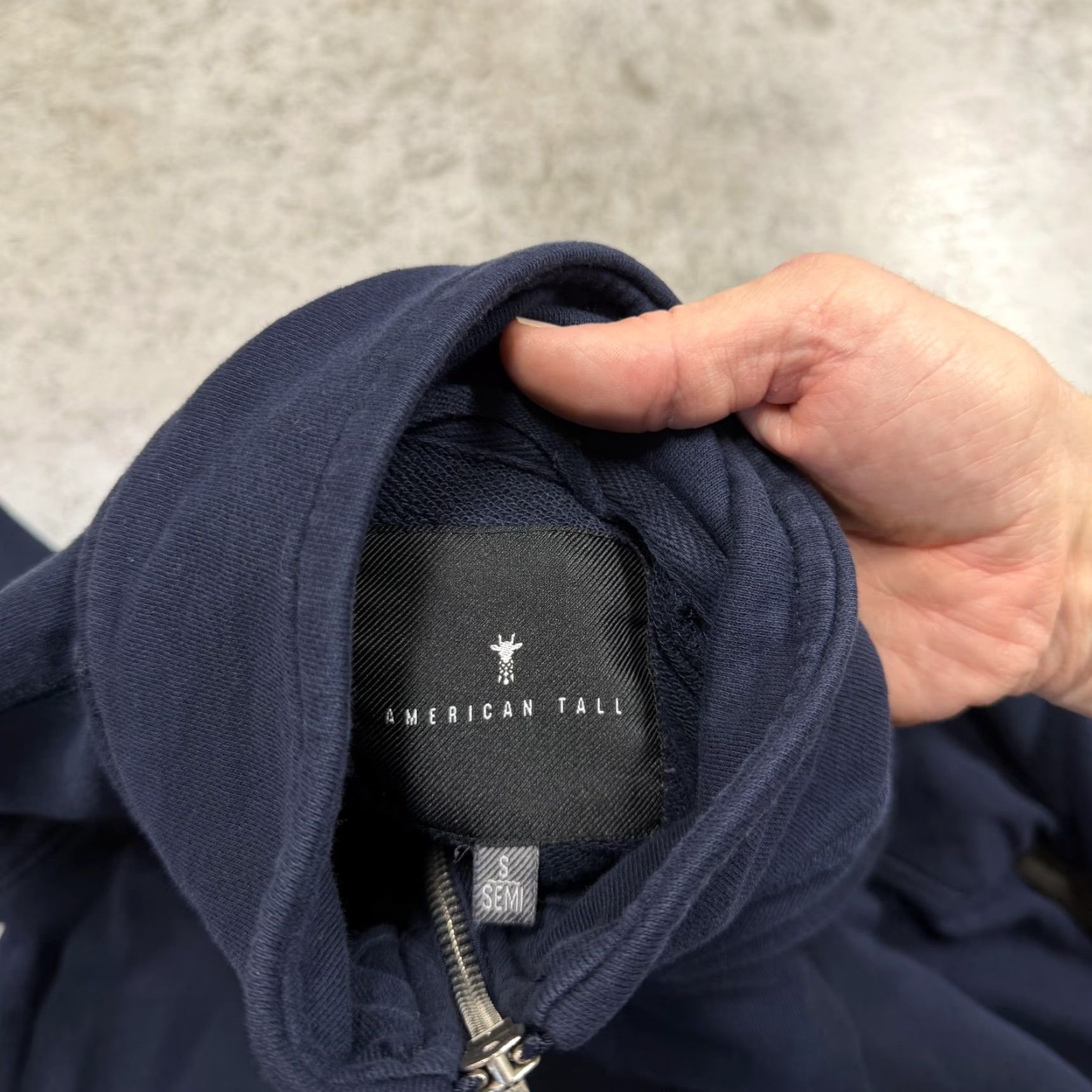 Vintage VINTAGE American Tall Sweatshirt Mens Small Navy 1/4 Zip Mock Neck Pullover Solid Size US S / EU 44-46 / 1 - 3 Thumbnail