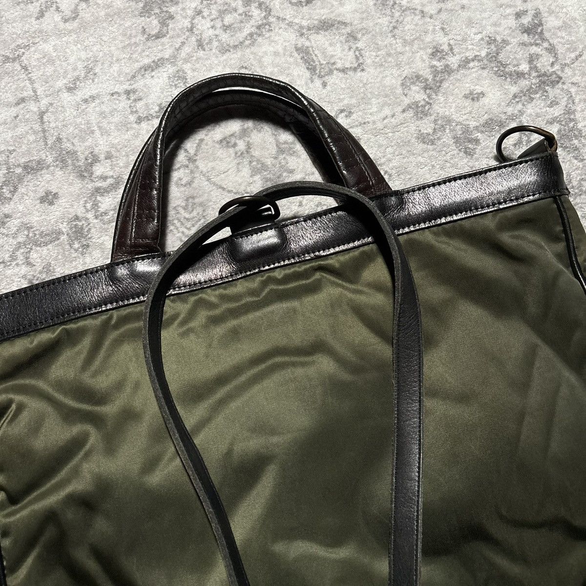 Isamu Katayama Backlash Isamu Katayama Backlash Buffalo Fake Quilt Leather Bag Size ONE SIZE - 8 Thumbnail