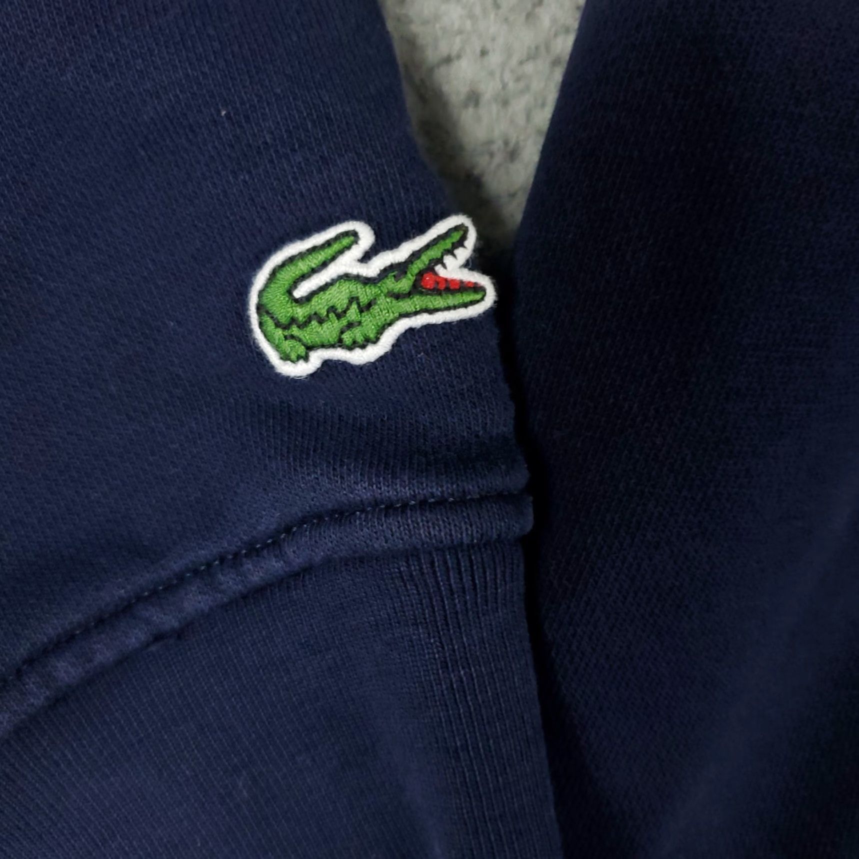 Lacoste Lacoste Hoodie Mens M Blue Croc Logo Pullover Sweatshirt Shirt Size US M / EU 48-50 / 2 - 6 Thumbnail