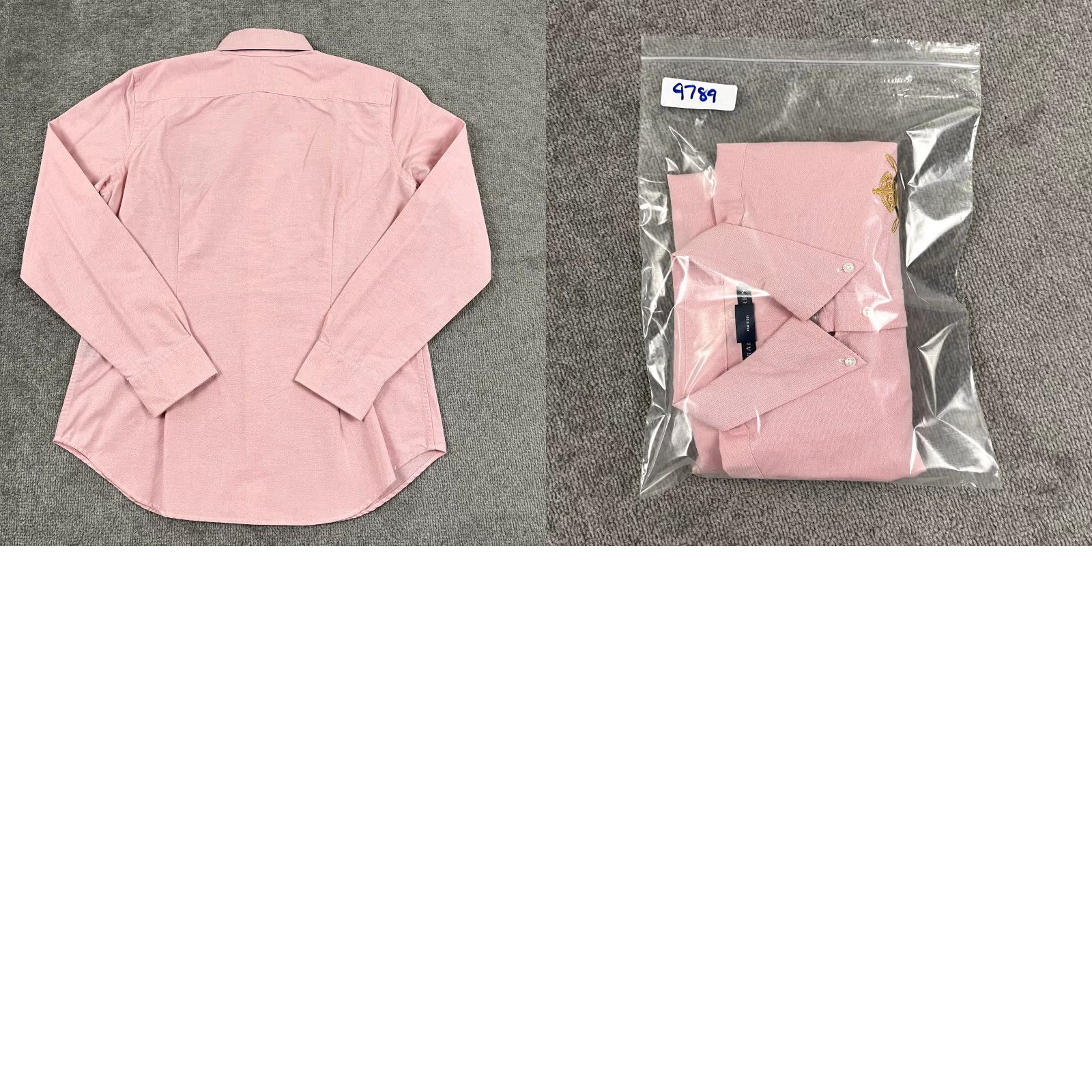 Ralph Lauren RALPH LAUREN Button-Up Shirt Adult Size 14 Pink Embroidered Crown Crest Casual Long Sleeve Classic Mens Size XL / US 12-14 / IT 48-50 - 8 Thumbnail