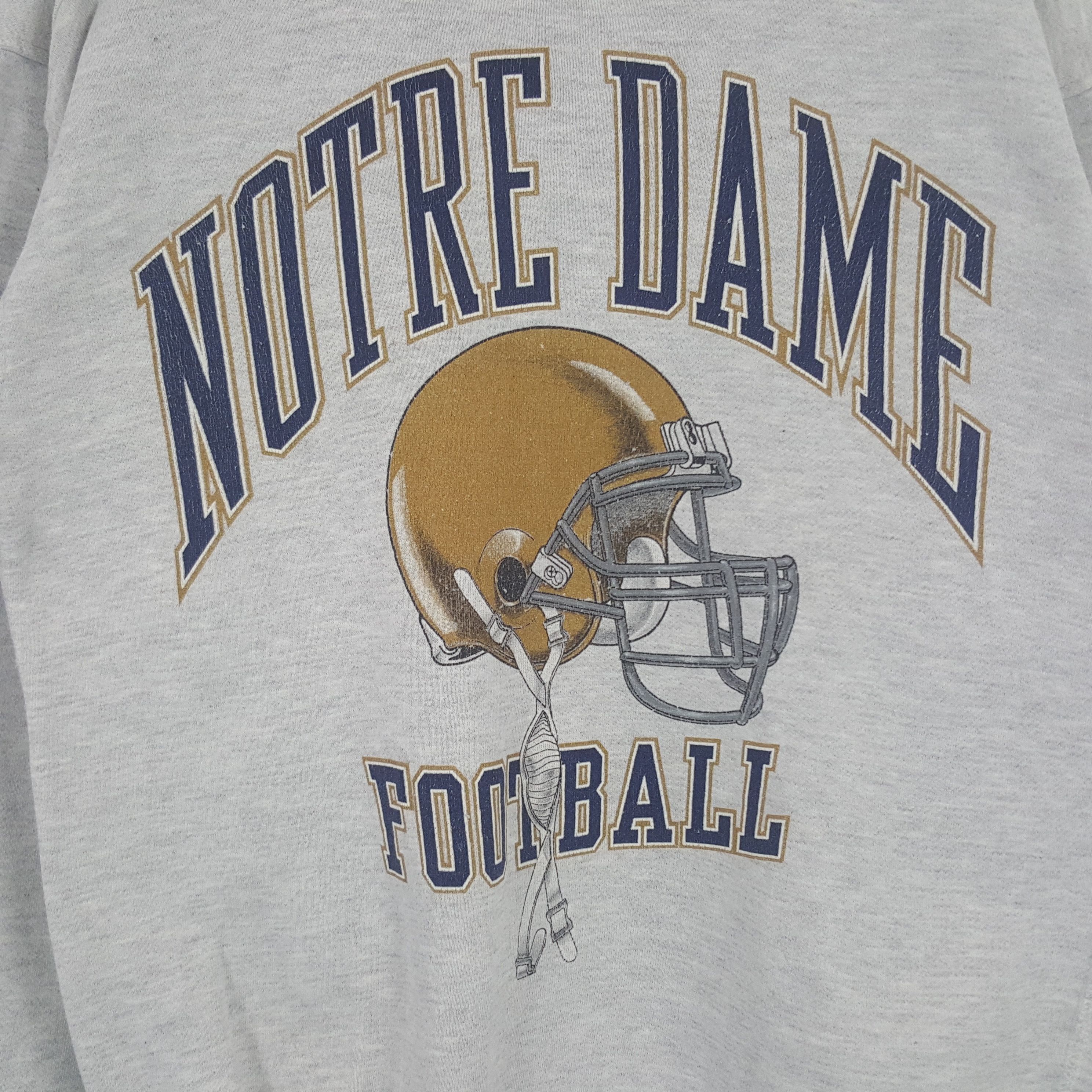 Galt Crew × NFL × Vintage Vintage Notre Dame Football American Team Sweatshirt Size US S / EU 44-46 / 1 - 2 Thumbnail
