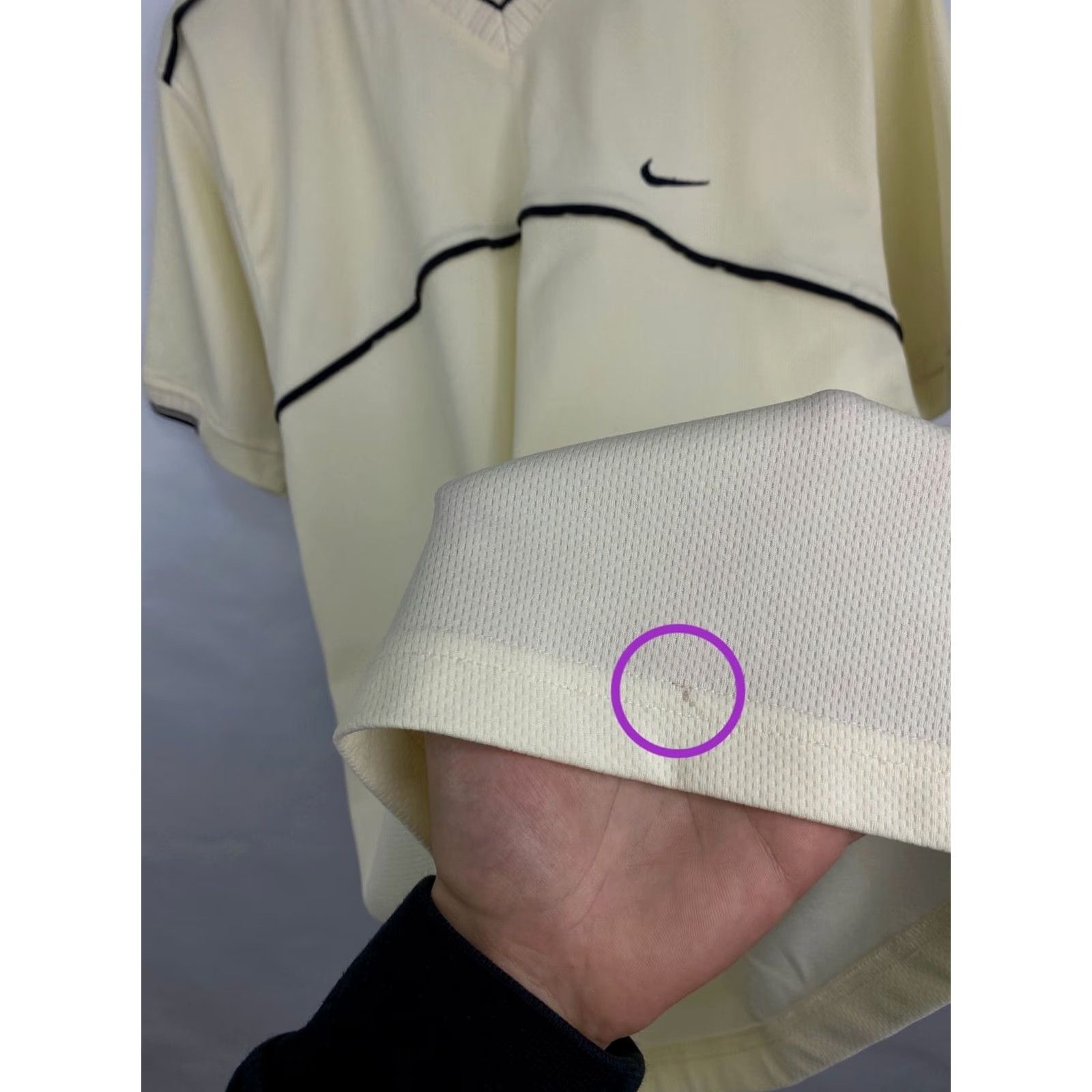 Nike VINTAGE Nike 90s T-Shirt Men L Beige Shirts Mens Size US L / EU 52-54 / 3 - 7 Thumbnail