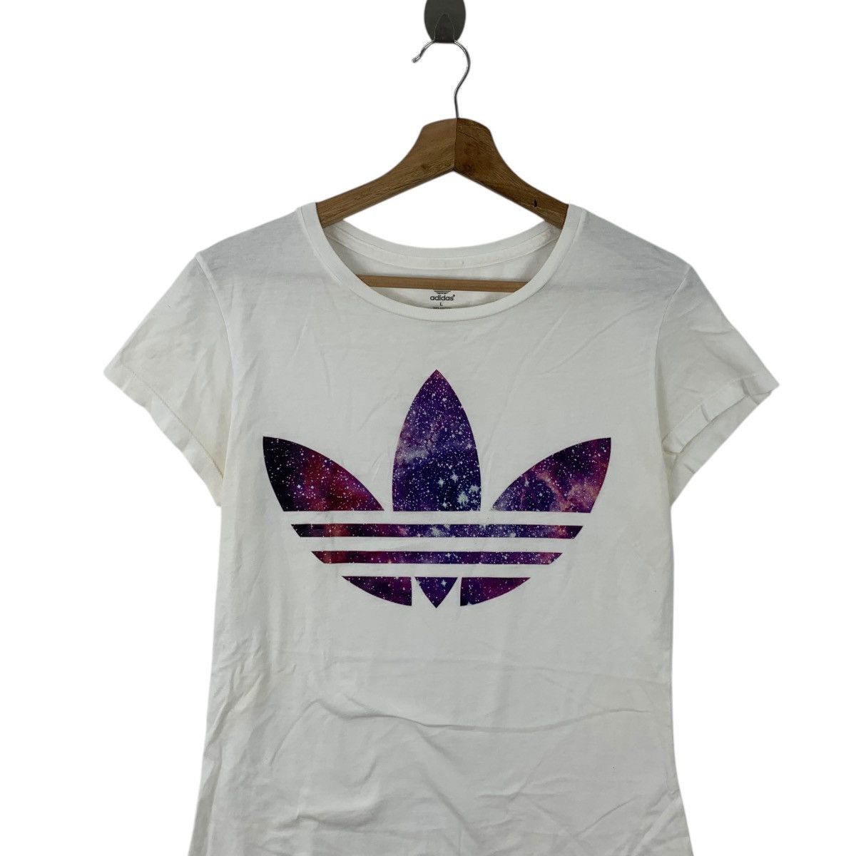 Adidas ADIDAS ORIGINALS 3 STRIPES Box Logo Slim Fit Tee Shirt Top Size L / US 10 / IT 46 - 2 Thumbnail