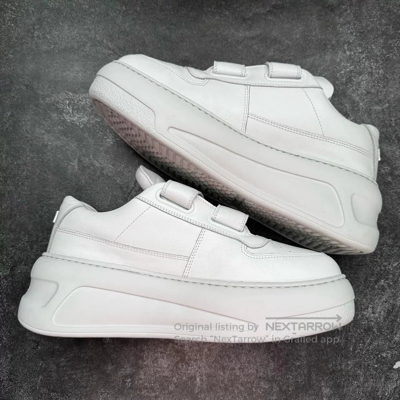 Acne Studios acne studios velcro platform sneakers. Size US 10 / EU 43 - 6 Thumbnail