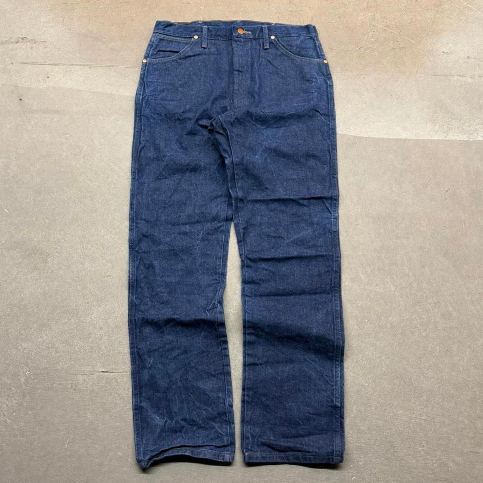 Wrangler Vintage 90s USA Wrangler Cowboy Cut Bootcut Jeans Size US 34 / EU 50 - 1 Thumbnail