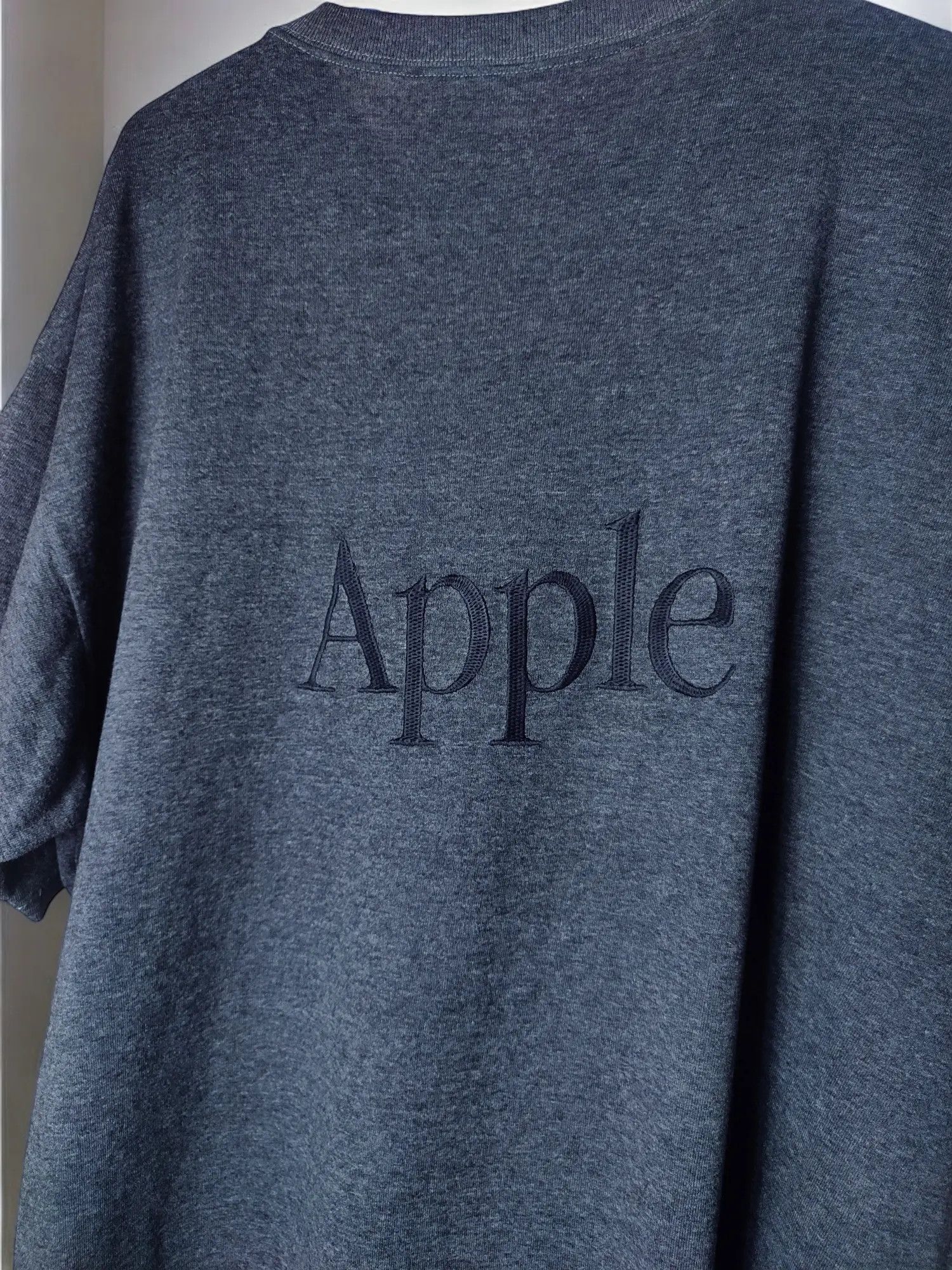 Apple Apple Big Logo Embroidered vintage 80's Merch T shirt Size US XL / EU 56 / 4 - 5 Thumbnail