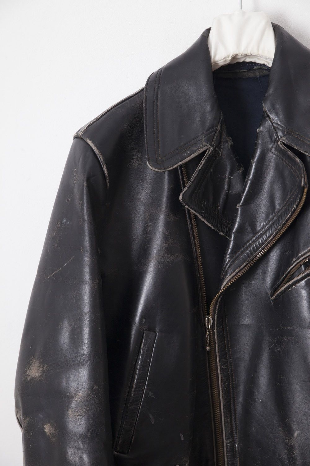 Vintage Vintage 1960's German leather biker jacket Size US M / EU 48-50 / 2 - 2 Thumbnail