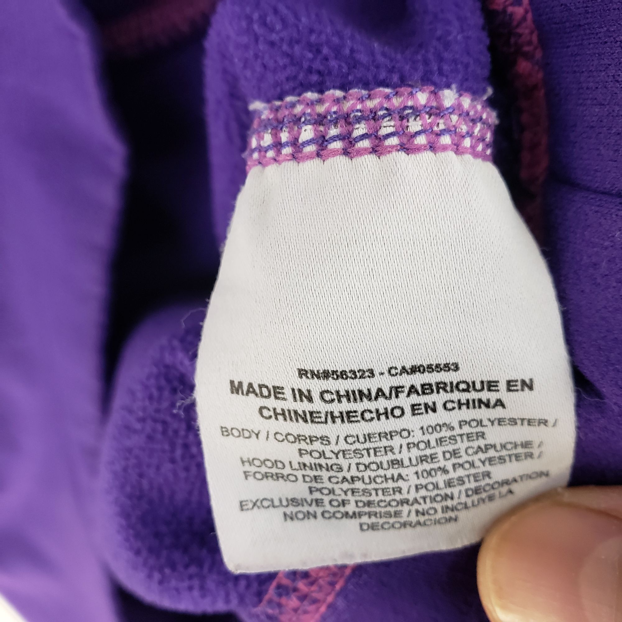 Nike Nike Womens Purple & Gray Athletic Hoodie Sweatshirt Size S Size S / US 4 / IT 40 - 8 Thumbnail