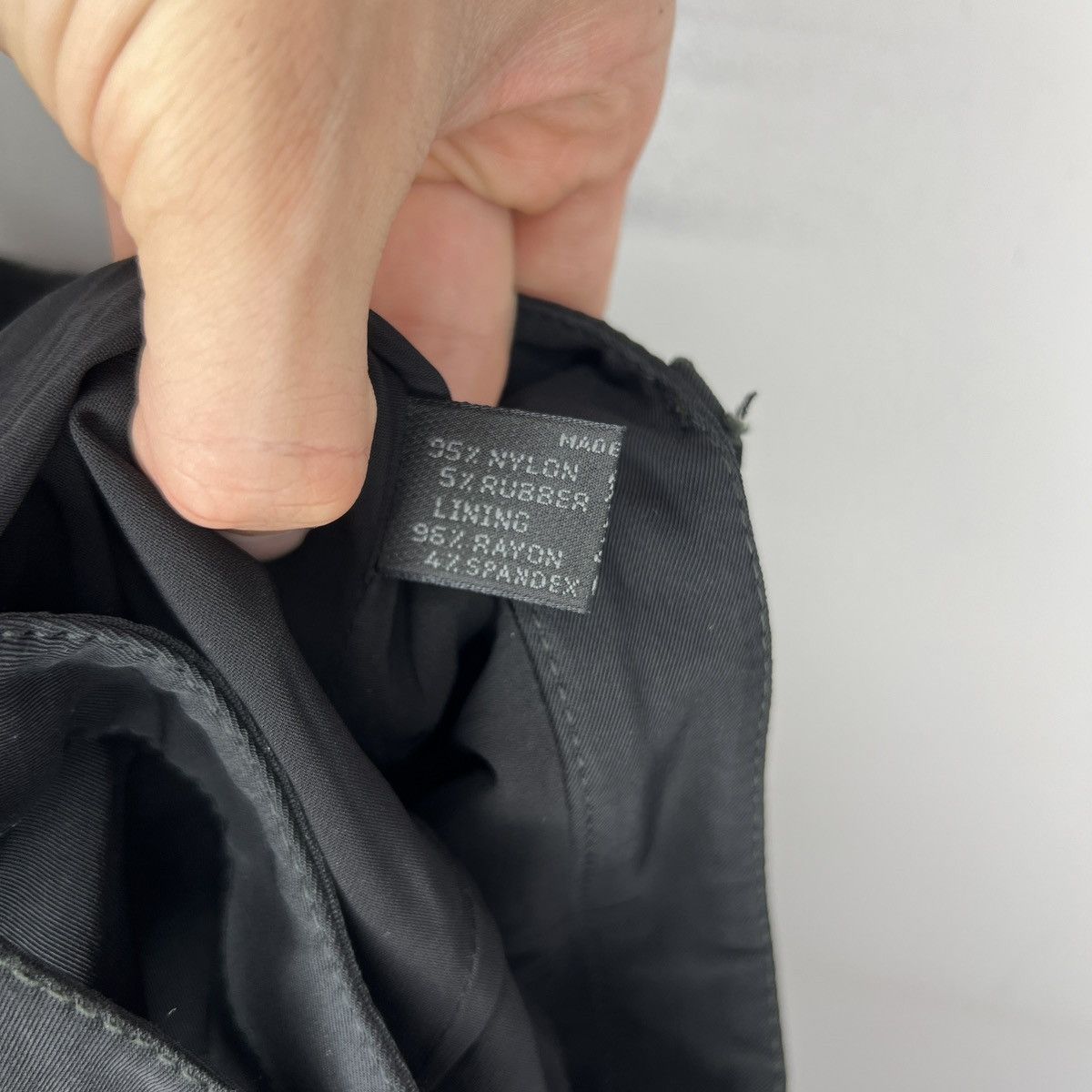 Prada Prada Black Nylon Belted Archive Mini Skirt Size 28" / US 6 / IT 42 - 11 Thumbnail