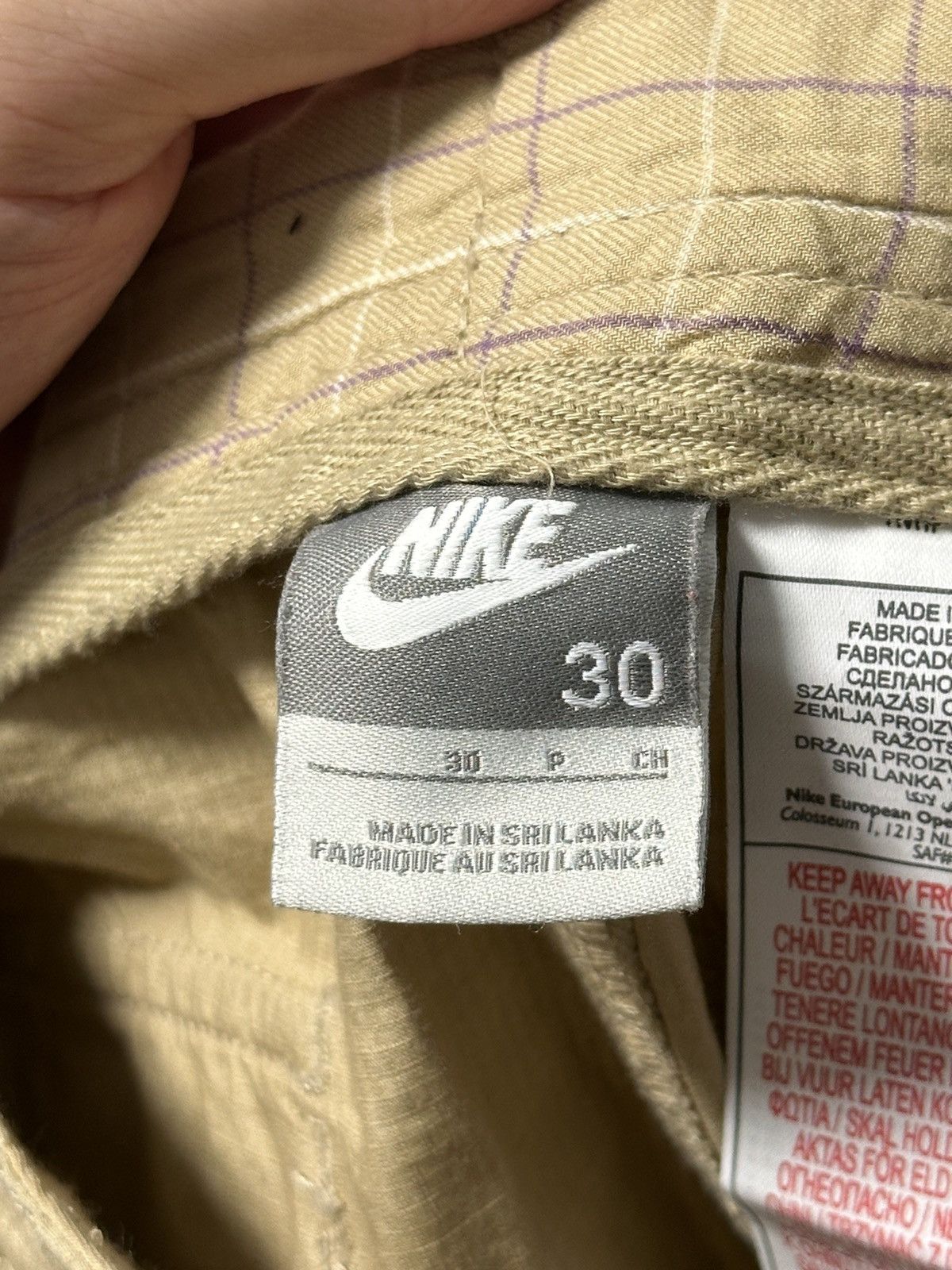 Nike × Vintage Vintage Nike Cargo Track Pants Y2K Size US 30 / EU 46 - 7 Thumbnail