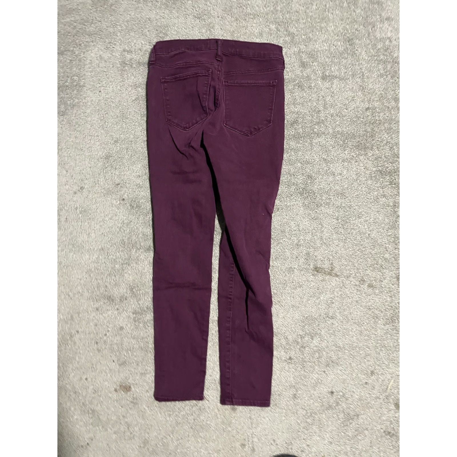Gap VINTAGE Gap Denim Leggings Women Maroon 25R Denim Stretch Size 25 Women Leggings Maroon 90s Gap Womens Size 42" / US 20 - 3 Thumbnail