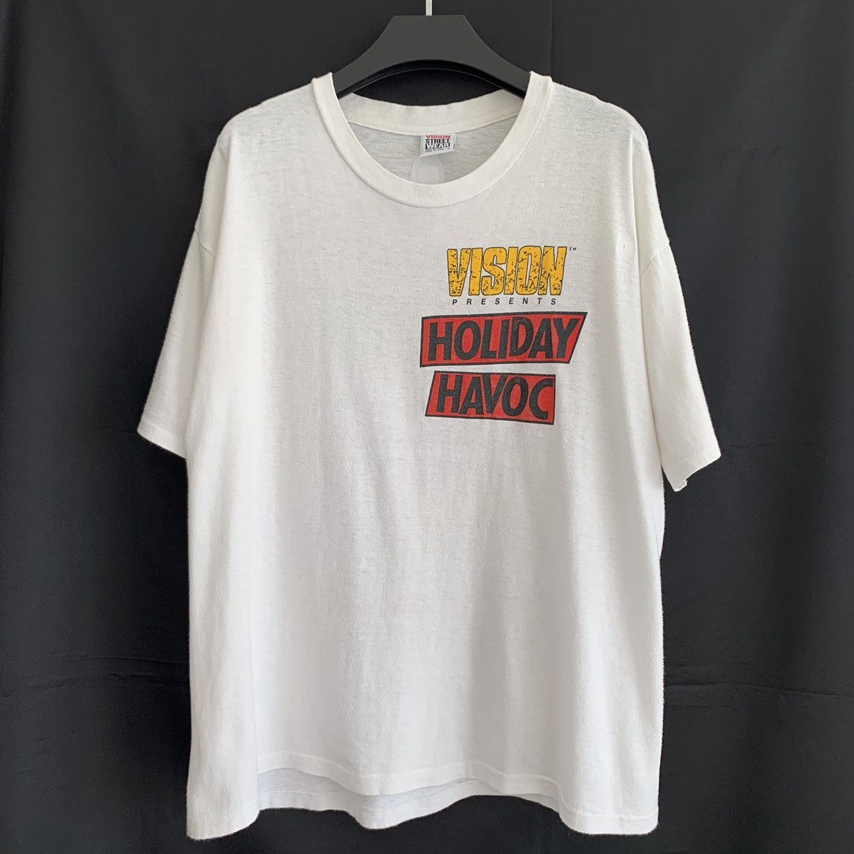 Powell Peralta Vintage 80s Vision Street Wear "Public Holiday" Size US L / EU 52-54 / 3 - 2 Thumbnail