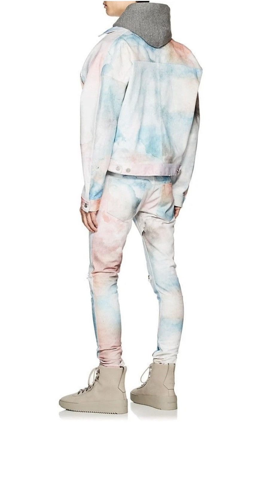 Fear of God Fear of God's Summer 2018 "Clouds" Drop Denim Jacket M 69 Size US M / EU 48-50 / 2 - 10 Thumbnail