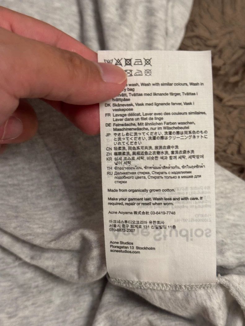 Acne Studios Acne Studios Grey short-sleeved shirt Size XS / US 0-2 / IT 36-38 - 4 Thumbnail