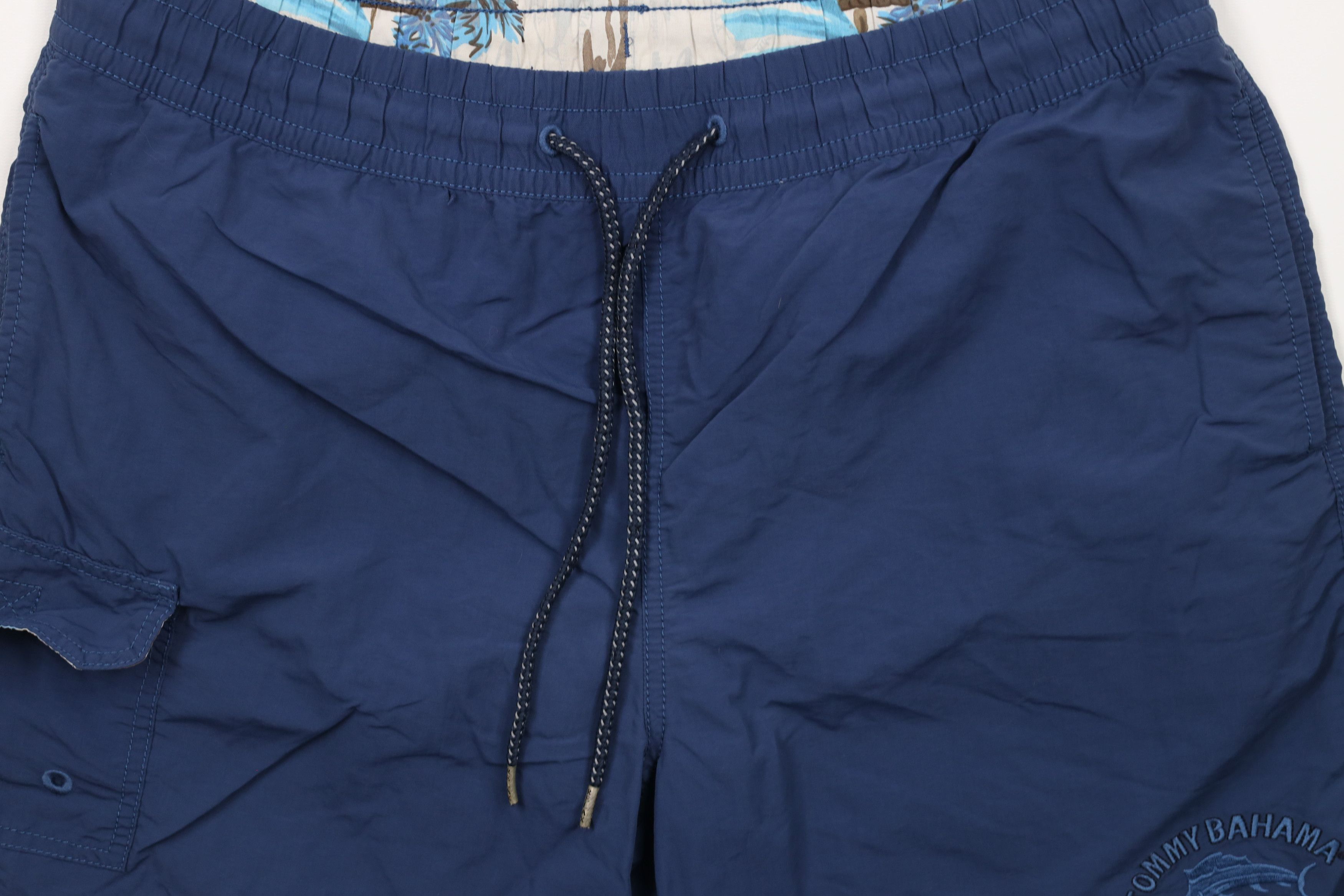 Tommy Bahama × Vintage Vintage Tommy Bahama Relax Out Lined Shorts Swim Trunks Size US 32 / EU 48 - 3 Thumbnail
