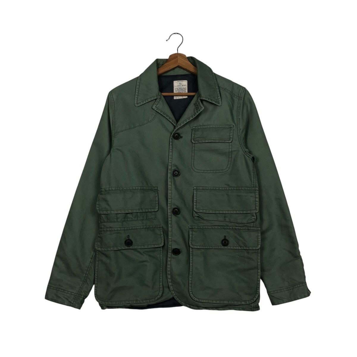 Global Work Vintage Military Chore Work Jacket Global Work Issey Miyake Size US M / EU 48-50 / 2 - 2 Thumbnail