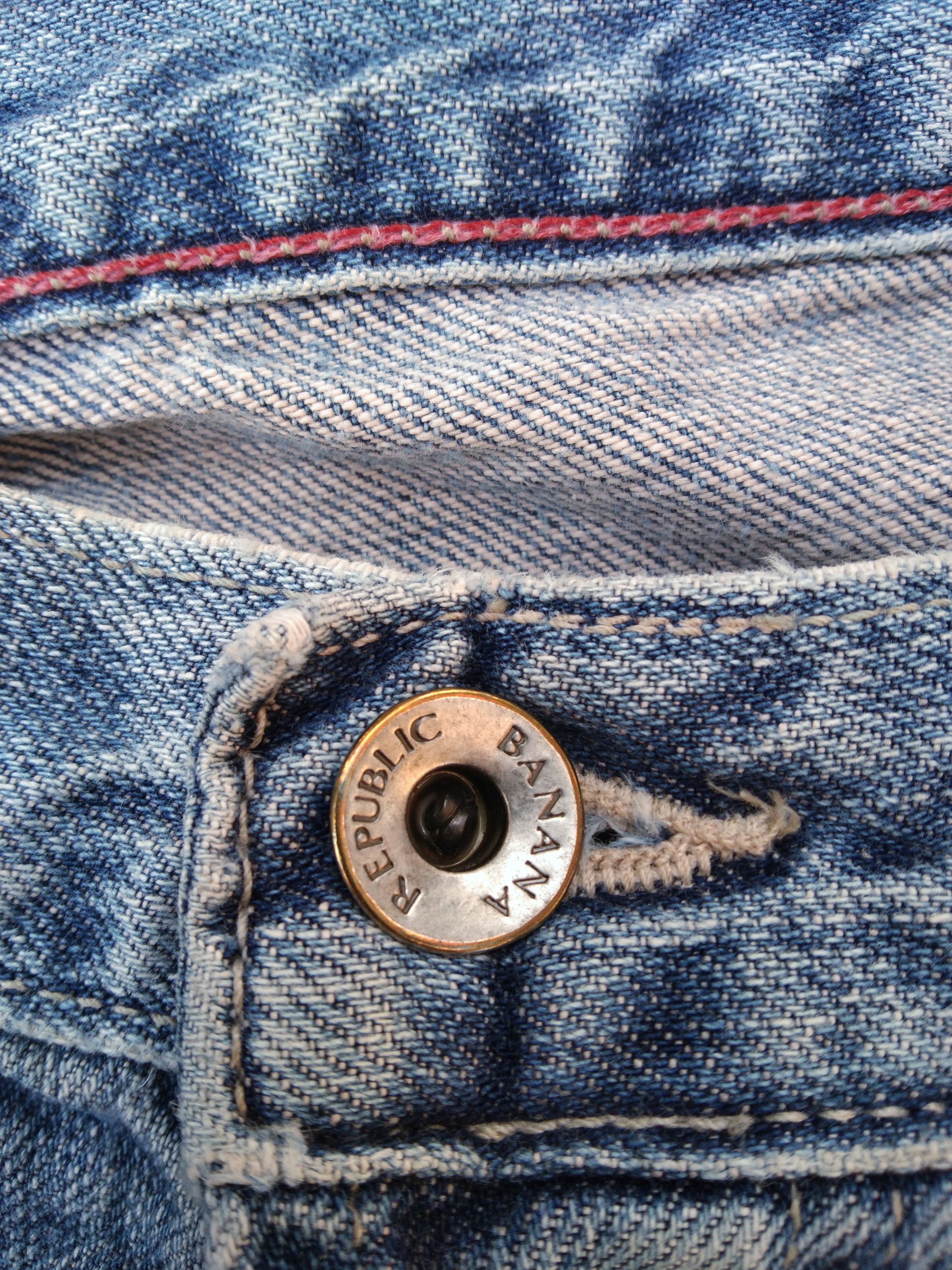 Banana Republic × Jean × Vintage Vintage Y2k Relaxed Fit Straight Leg Jeans 38x32 Size US 38 / EU 54 - 7 Thumbnail