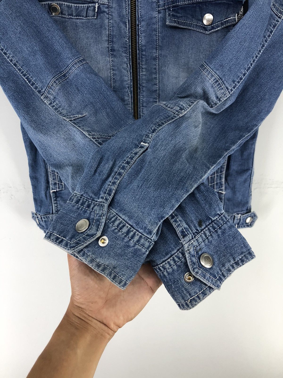 Japanese Brand Vintage Toraichi Denim Workwear Jacket Size M / US 6-8 / IT 42-44 - 17 Thumbnail