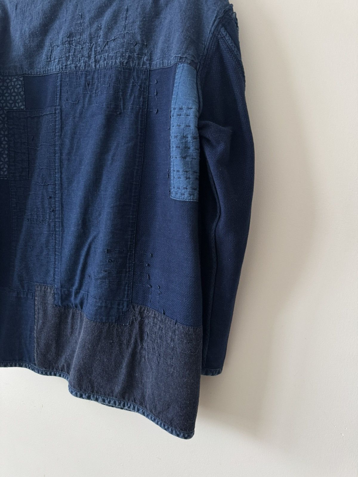 Blue Blue Japan Honai Sashiko Nenrin Reversible Jacket Size US L / EU 52-54 / 3 - 7 Thumbnail