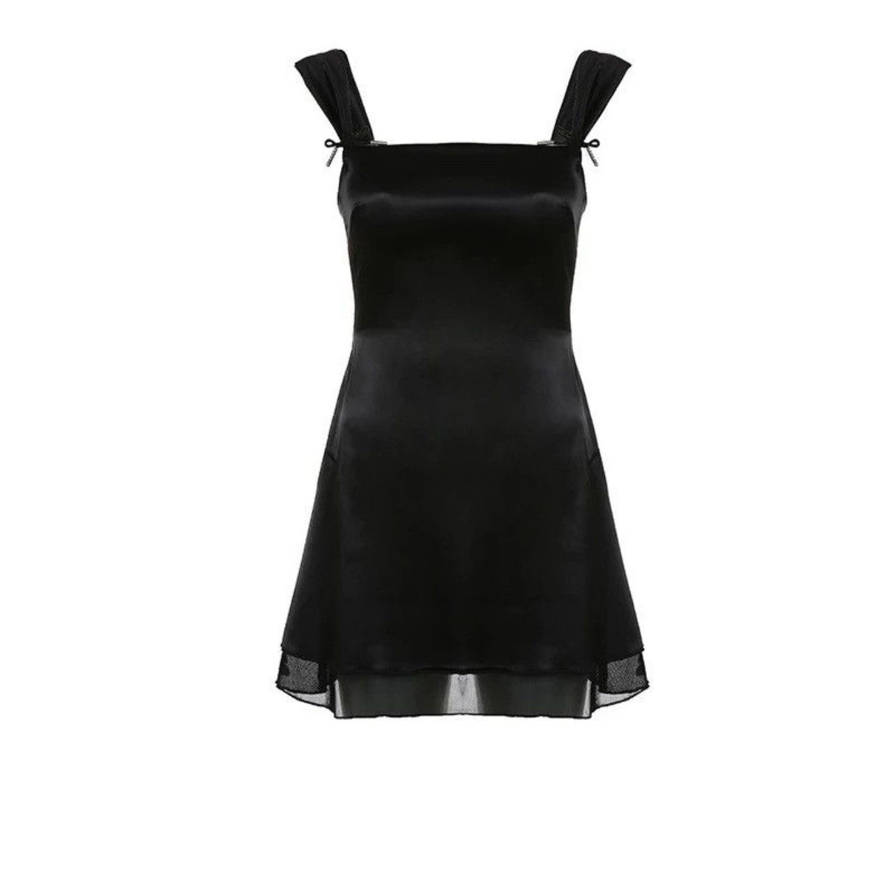 Japanese Brand Sleeveless Black Goth Y2K Mini Dresses Size S / US 4 / IT 40 - 4 Thumbnail