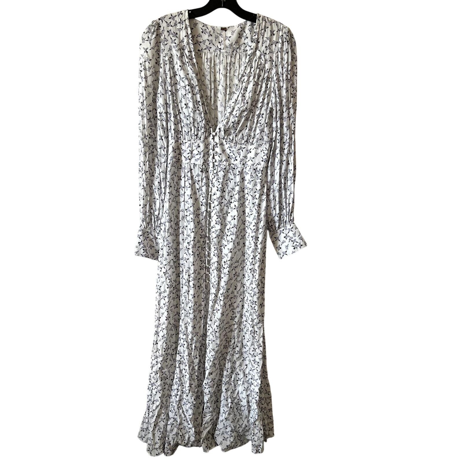 Free People Free People Walk Me Home Maxi Dress white size 2 no slip D1 Size XS / US 0-2 / IT 36-38 - 2 Thumbnail