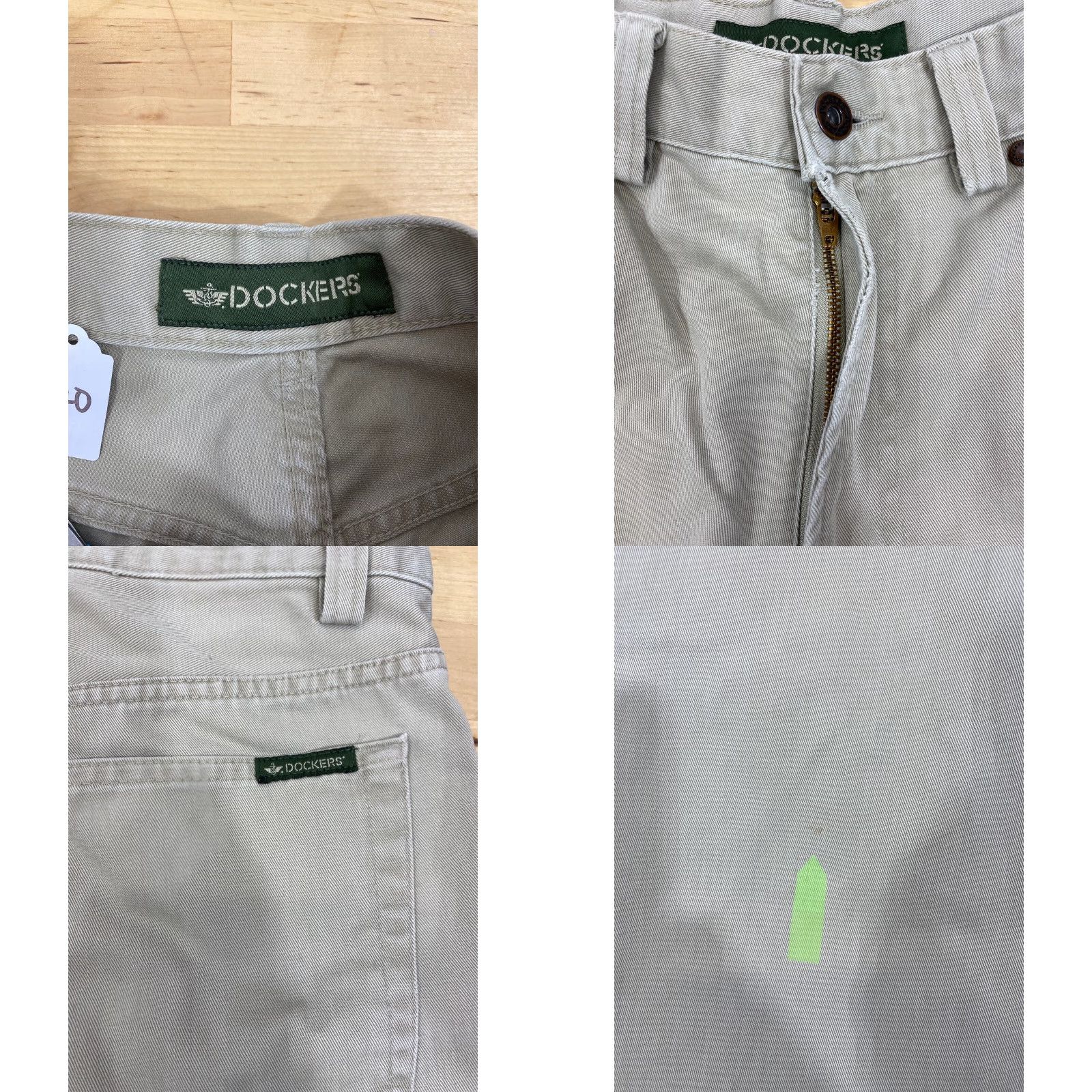 Dockers VINTAGE Dockers Pants Denim Beige 32x34 Mens Regular Cotton Chino Inseam 34 Beige Nike? Size US 32 / EU 48 - 8 Thumbnail