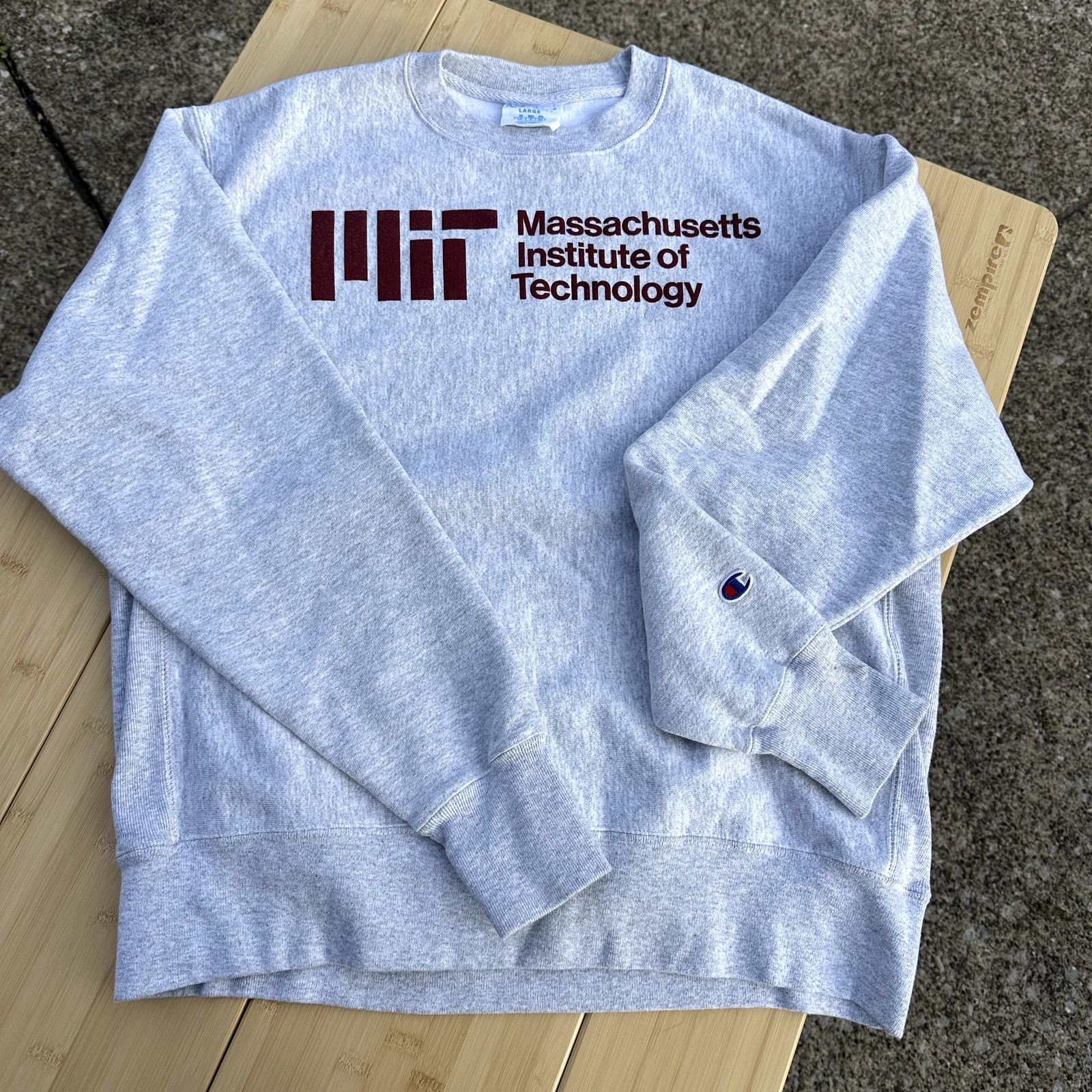 Champion × Japanese Brand Vintage MIT Champion Reverse Weave Sweatshirt Size Large Size US L / EU 52-54 / 3 - 1 Thumbnail