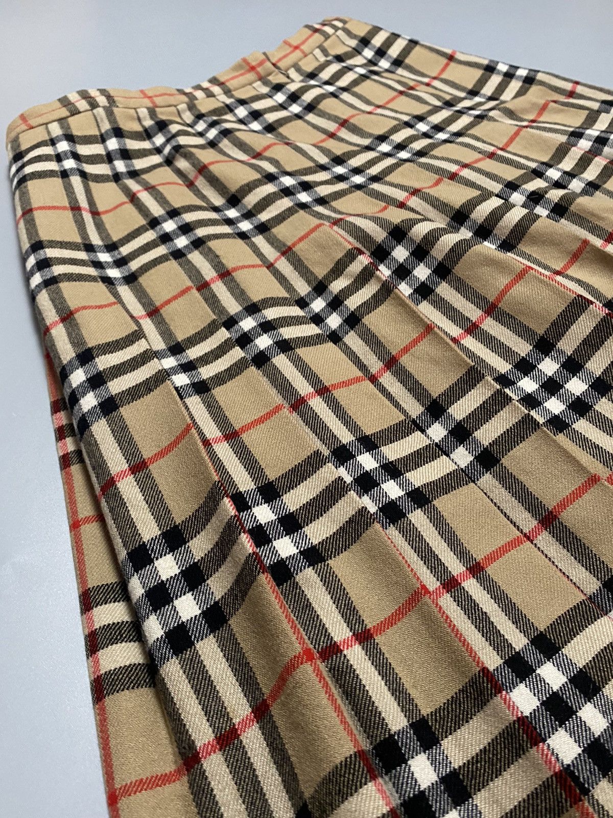 Burberry Burberry vintage wool nova check maxi flared dress Size 30" / US 8 / IT 44 - 4 Thumbnail