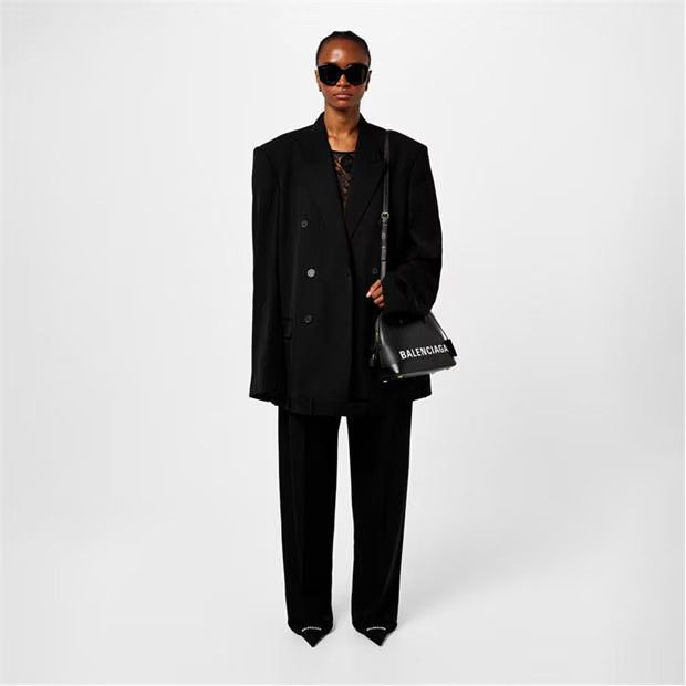 Balenciaga o1g2r1mq0924 Pants in Black Size 29" - 4 Thumbnail