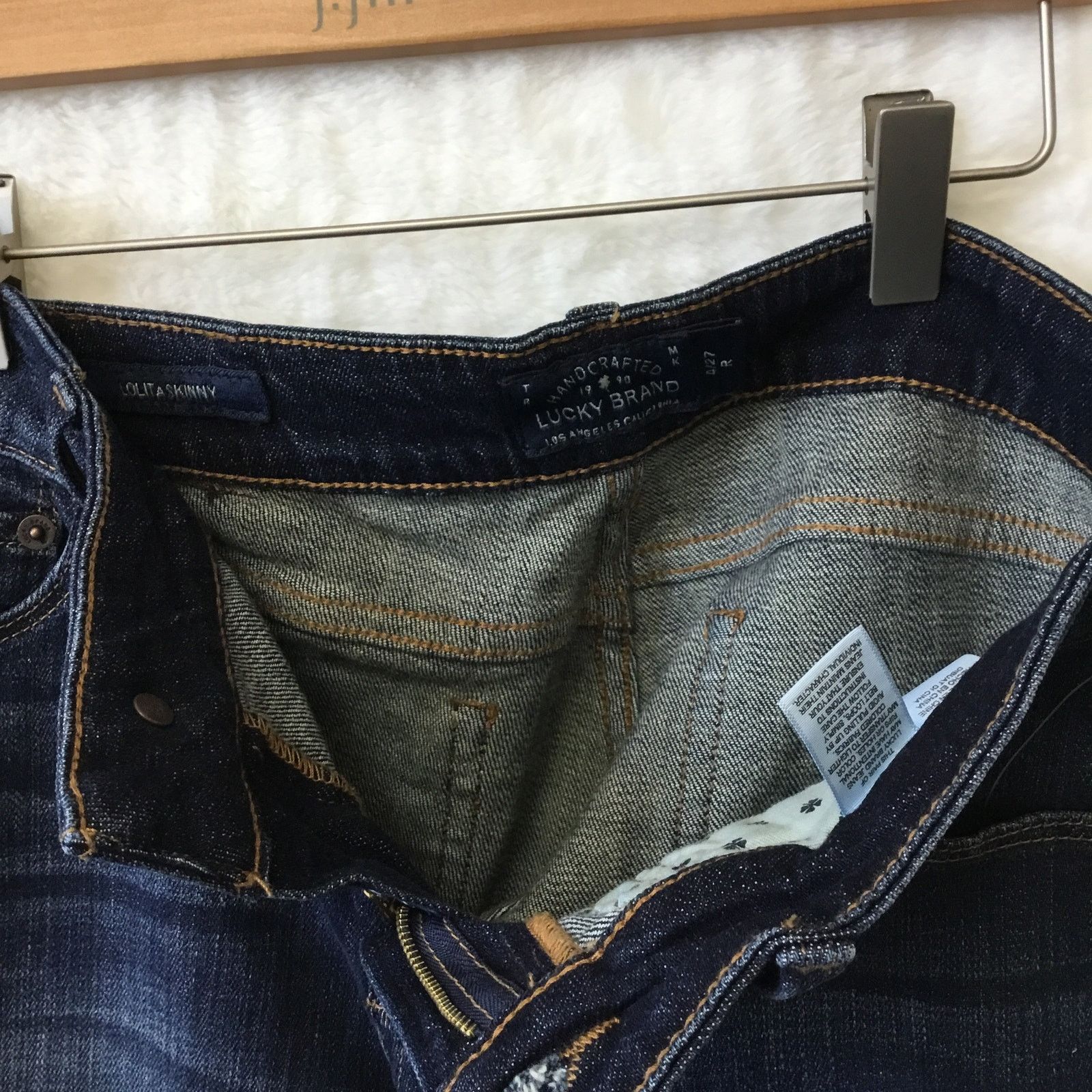 Lucky Brand Lucky Brand Blue Lolita Mid-Rise Skinny Jeans Size 27" / US 4 / IT 40 - 3 Thumbnail