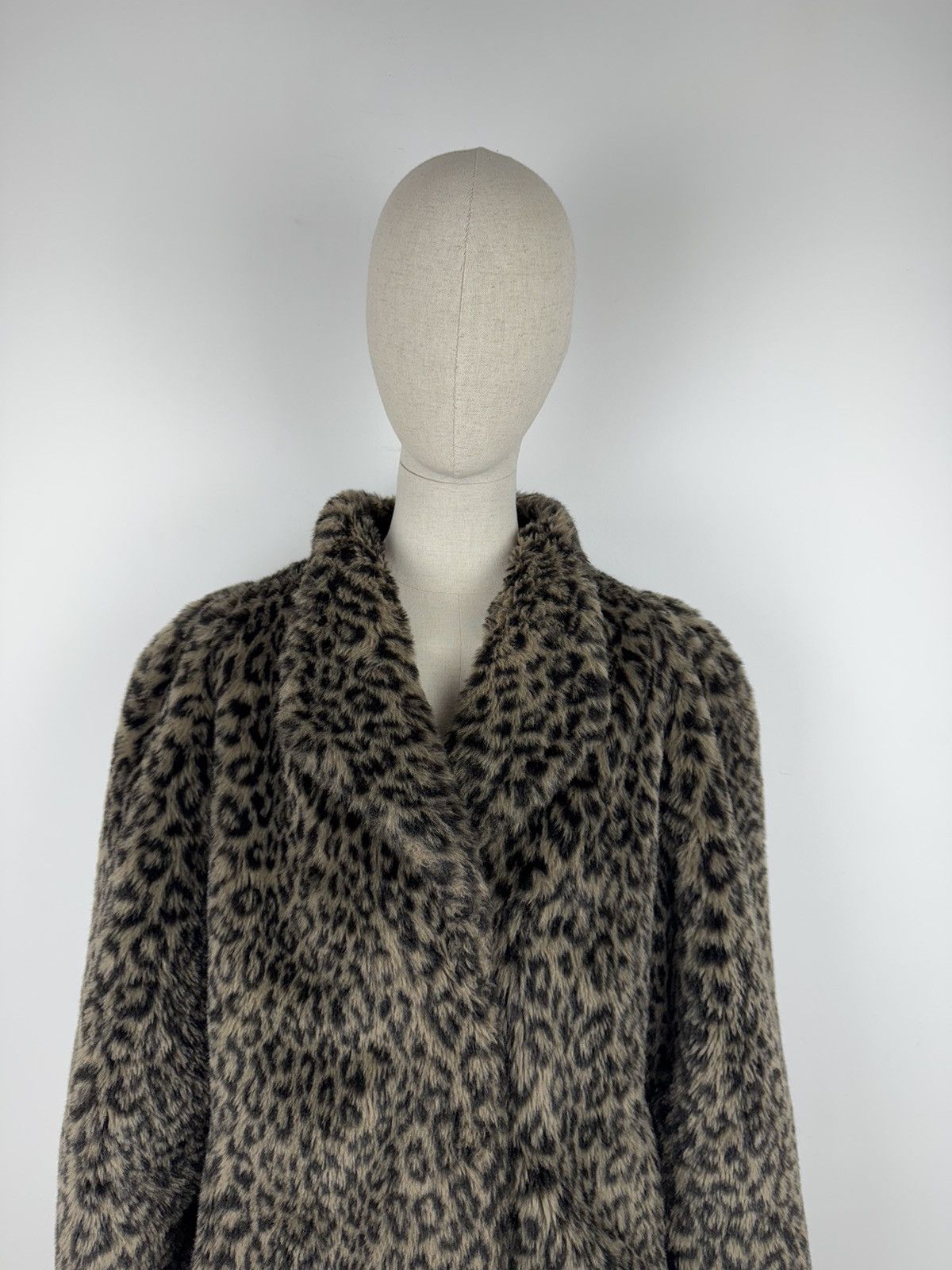 Japanese Brand × Vintage Vintage St Michael Faux Fur Leopard Coat size 14 EUR 42 Size L / US 10 / IT 46 - 2 Thumbnail