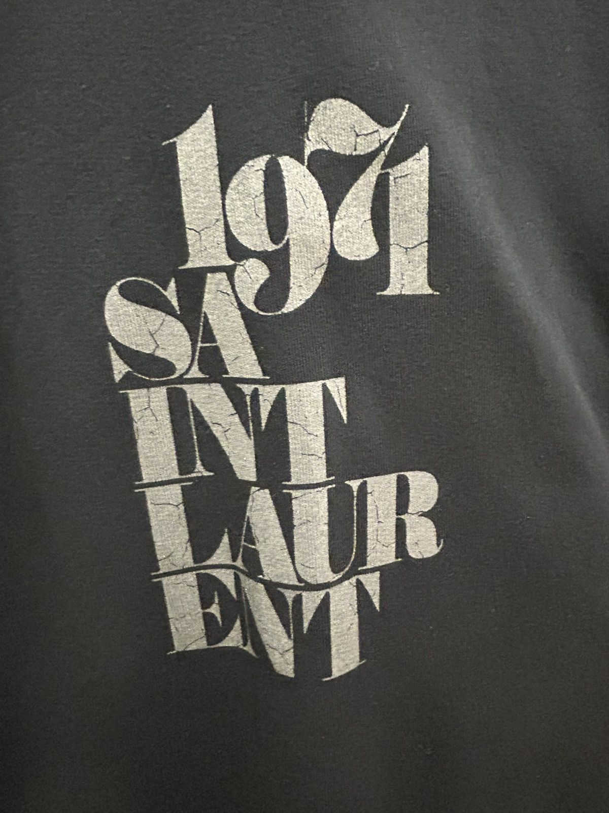 Saint Laurent Paris Saint Laurent Paris 1971 Black Hoodie Size US M / EU 48-50 / 2 - 3 Thumbnail