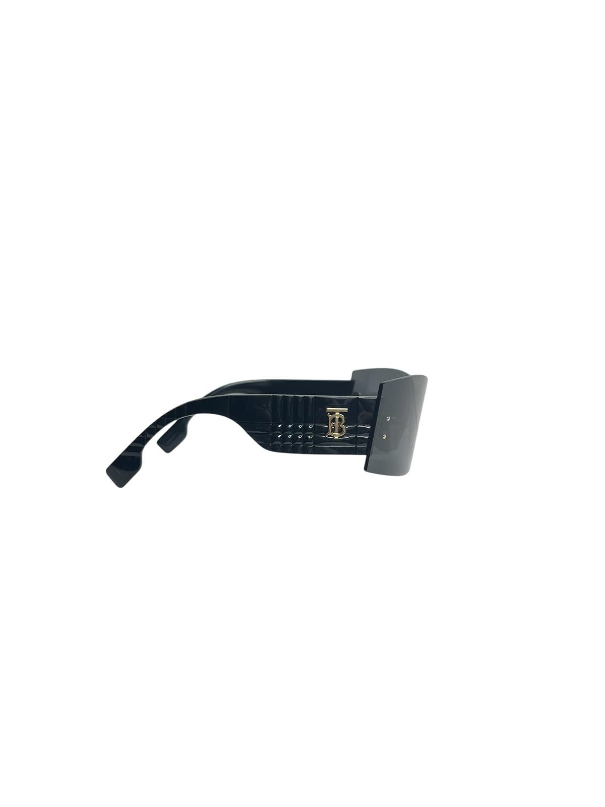 Burberry Burberry Shield Visor Sunglasses TB Logo Black Size ONE SIZE - 2 Thumbnail