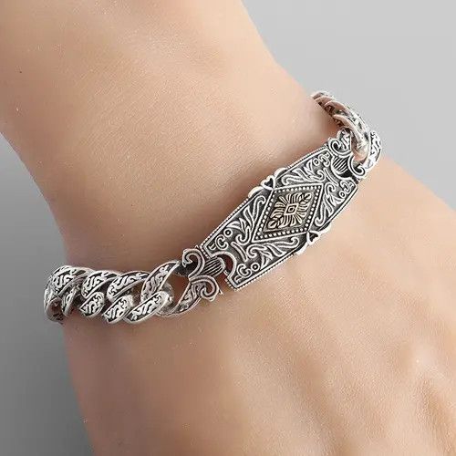 Other Grass Pattern Hand Woven Bracelet Size ONE SIZE - 1 Thumbnail