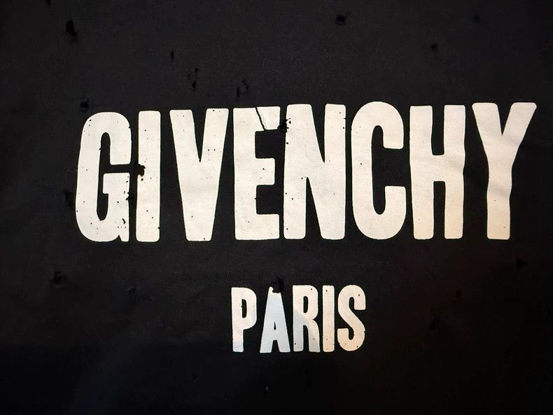 Givenchy Givenchy Logo Striped Black and White Knit Wool Sweater Size US XS / EU 42 / 0 - 4 Thumbnail