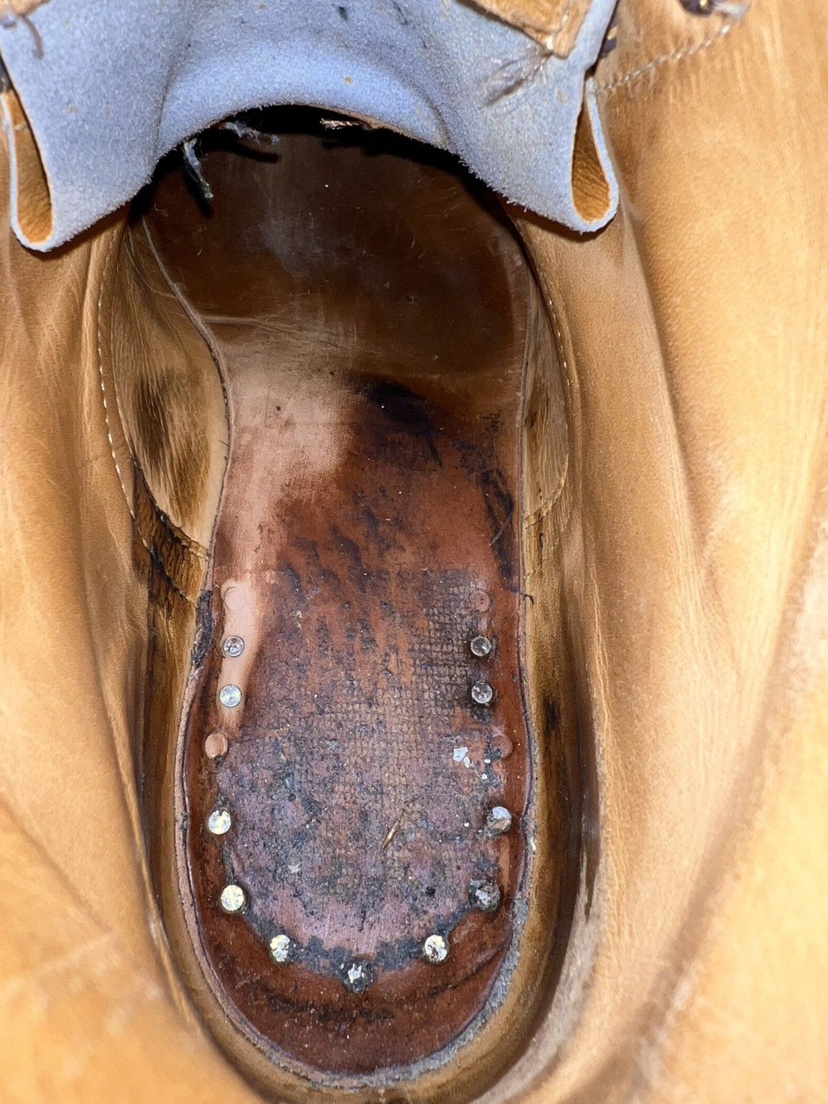 Tricker's VTG Trickers England Men's leather Boots Size US 7.5 / EU 40-41 - 17 Thumbnail