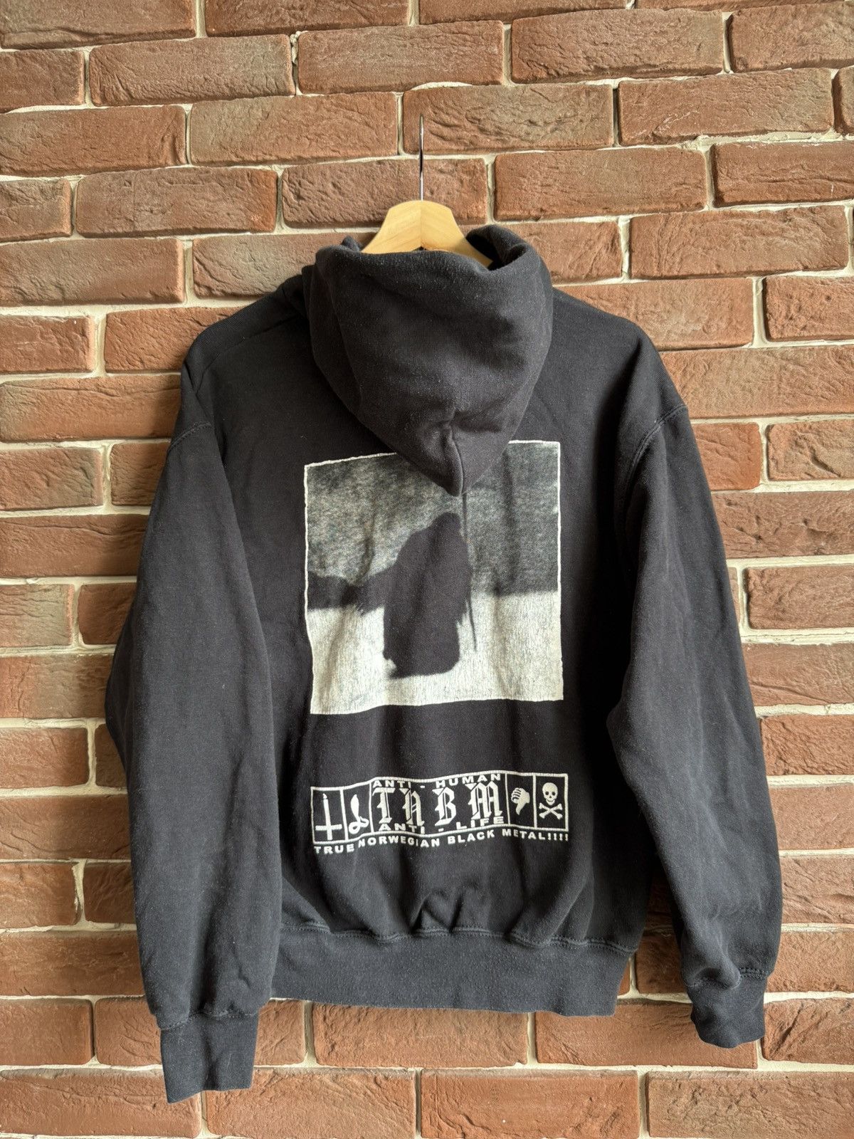 Band Tees Taake True Norwegian Black Metal Hoodie Rare M Vintage 00s Size US M / EU 48-50 / 2 - 2 Thumbnail